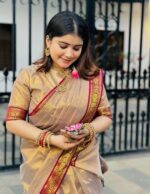 Puja Hit Lama Sharee with Blouse Piece