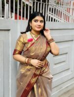 Puja Hit Lama Sharee with Blouse Piece - Image 2