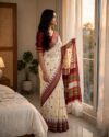Indian Inspired Assam Silk Saree - Image 3